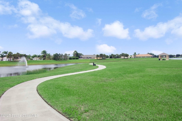 7914 Creshire Ct, Melbourne, FL 32940 - view of property's community featuring a water view and a yard