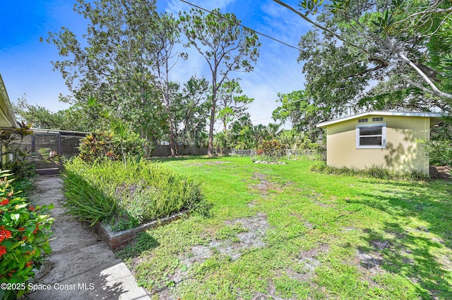 211 Naylor Dr, Melbourne, FL 32904 - view of yard with an outdoor structure