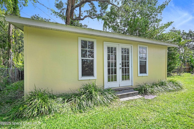 211 Naylor Dr, Melbourne, FL 32904 - view of outdoor structure with french doors