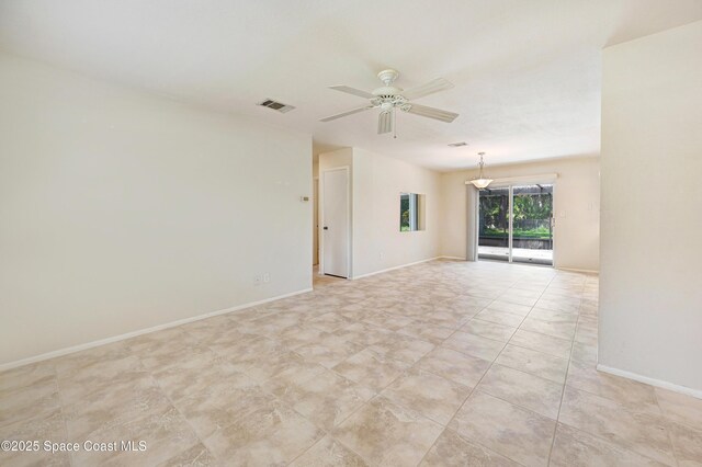211 Naylor Dr, Melbourne, FL 32904 - empty room with ceiling fan and baseboards