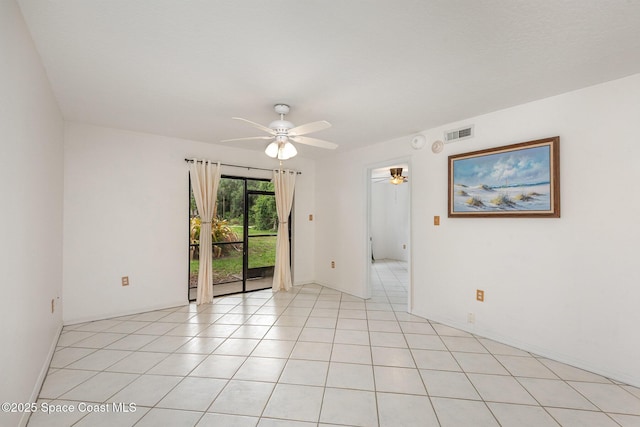 1600 Woodland Dr Unit 4105, Rockledge, FL 32955 - spare room with a ceiling fan and light tile patterned flooring