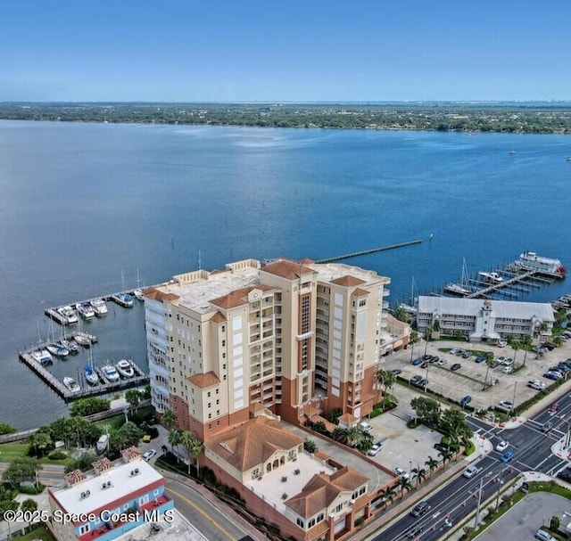 93 Delannoy Ave Unit 601, Cocoa, FL 32922 - drone / aerial view of a nearby body of water