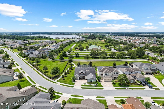 14880 Ellingsworth Ln, Winter Garden, FL 34787 - aerial perspective of suburban area with a large body of water