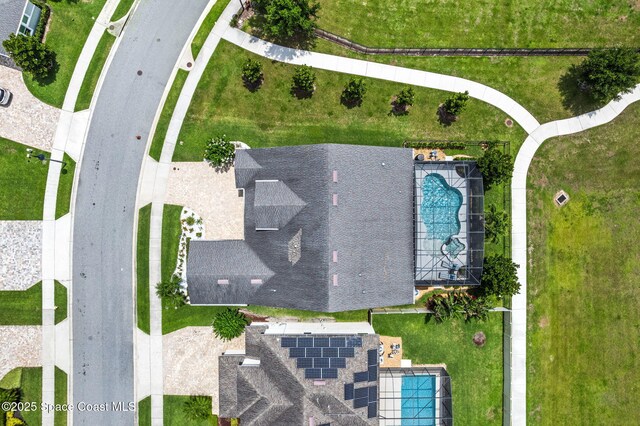 14880 Ellingsworth Ln, Winter Garden, FL 34787 - drone / aerial view of a pool area