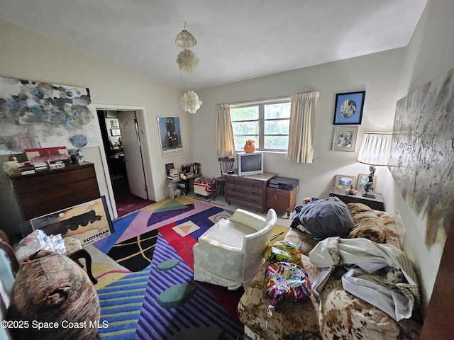 2240 Sea Ave, Indialantic, FL 32903 - bedroom with lofted ceiling