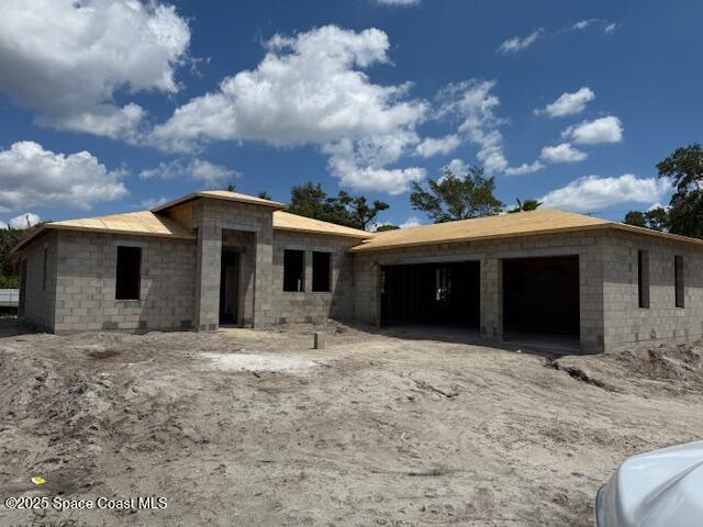 30 Victoria St, Merritt Island, FL 32952 - unfinished property with concrete block siding