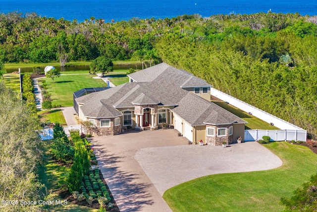 4022 Tradewinds Trl, Merritt Island, FL 32953 - view from above of property featuring a large body of water