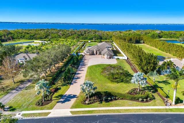 4022 Tradewinds Trl, Merritt Island, FL 32953 - view from above of property with a nearby body of water