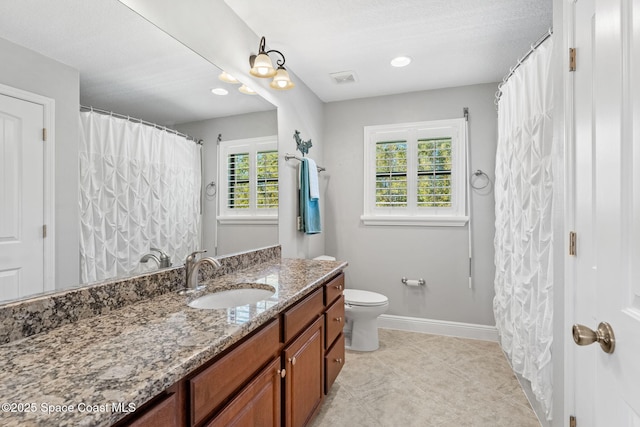 4022 Tradewinds Trl, Merritt Island, FL 32953 - full bathroom featuring vanity and recessed lighting
