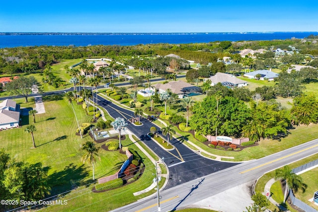 4022 Tradewinds Trl, Merritt Island, FL 32953 - aerial view of residential area featuring a large body of water