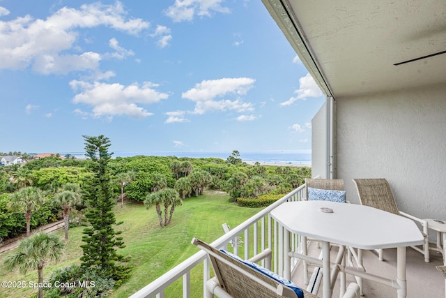 8700 Ridgewood Ave Unit Ph2B, Cape Canaveral, FL 32920 - balcony with a water view