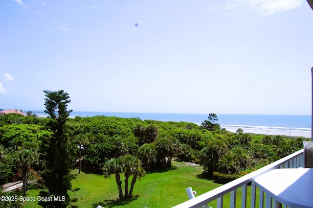 8700 Ridgewood Ave Unit Ph2B, Cape Canaveral, FL 32920 - balcony featuring a water view