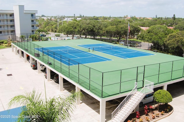 8700 Ridgewood Ave Unit Ph2B, Cape Canaveral, FL 32920 - view of tennis court