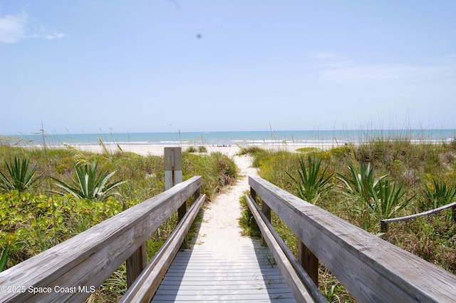 8700 Ridgewood Ave Unit Ph2B, Cape Canaveral, FL 32920 - view of home's community featuring view of water and beach