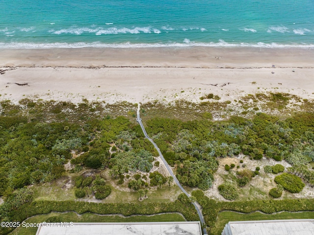 8700 Ridgewood Ave Unit Ph2B, Cape Canaveral, FL 32920 - aerial view of waterfront with a beach