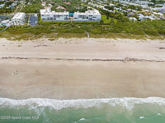 8700 Ridgewood Ave Unit Ph2B, Cape Canaveral, FL 32920 - bird's eye view of waterfront with a beach