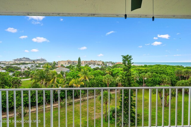 8700 Ridgewood Ave Unit Ph2B, Cape Canaveral, FL 32920 - view of balcony