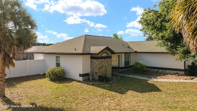 16190 SW 16th Ct, Ocala, FL 34473 - view of front of property with stucco siding and stone siding