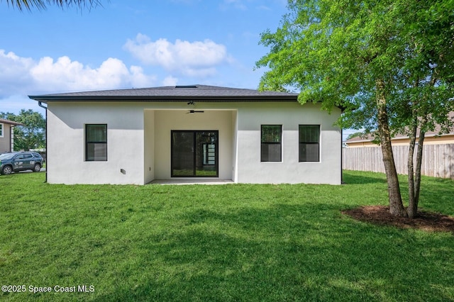 4541 Rosebud St, Cocoa, FL 32927 - rear view of property with stucco siding