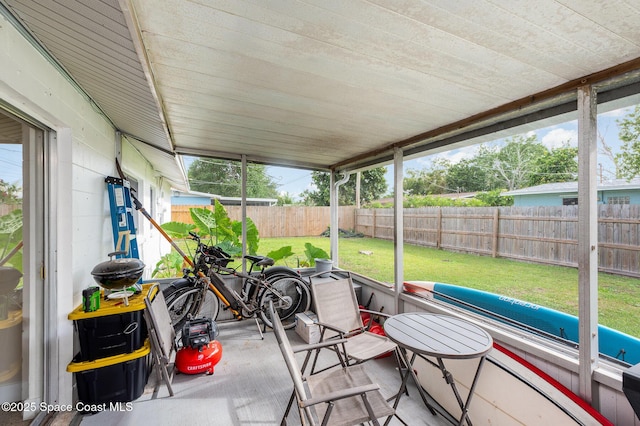 311 3rd St, Merritt Island, FL 32953 - sunroom / solarium featuring healthy amount of natural light