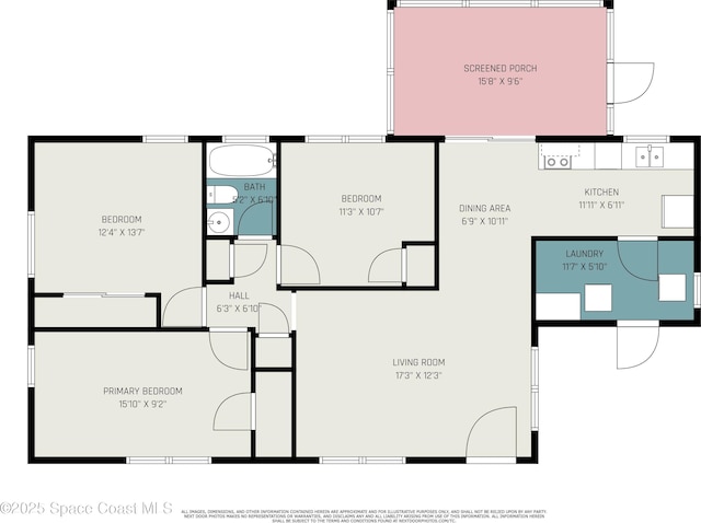 311 3rd St, Merritt Island, FL 32953 - property floor plan