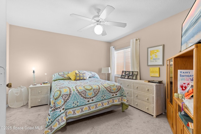243 Forecast Ln Unit 4-21, Rockledge, FL 32955 - carpeted bedroom with ceiling fan