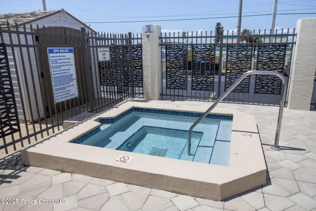 2815 S Atlantic Ave Unit 705, Cocoa Beach, FL 32931 - view of pool with a community hot tub