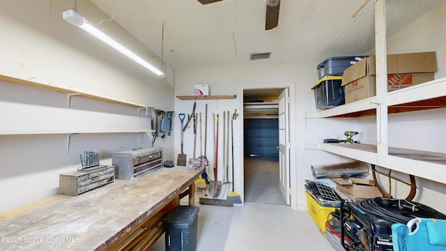 284 Andros Ave, Cocoa Beach, FL 32931 - garage featuring a workshop area