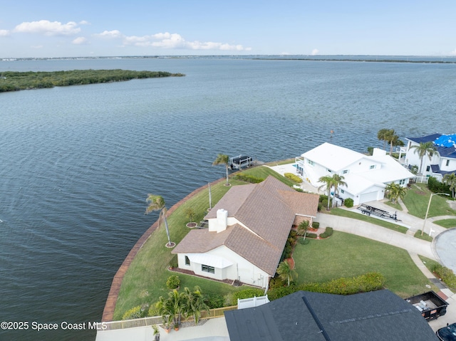 284 Andros Ave, Cocoa Beach, FL 32931 - aerial view of a large body of water