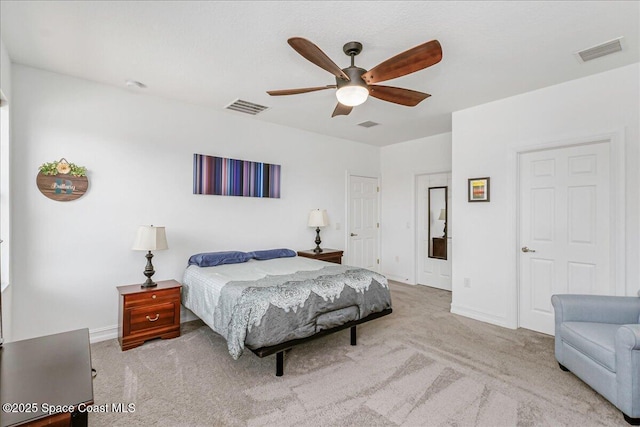 1475 Isabella Dr Unit 101, Melbourne, FL 32935 - bedroom featuring carpet and a ceiling fan