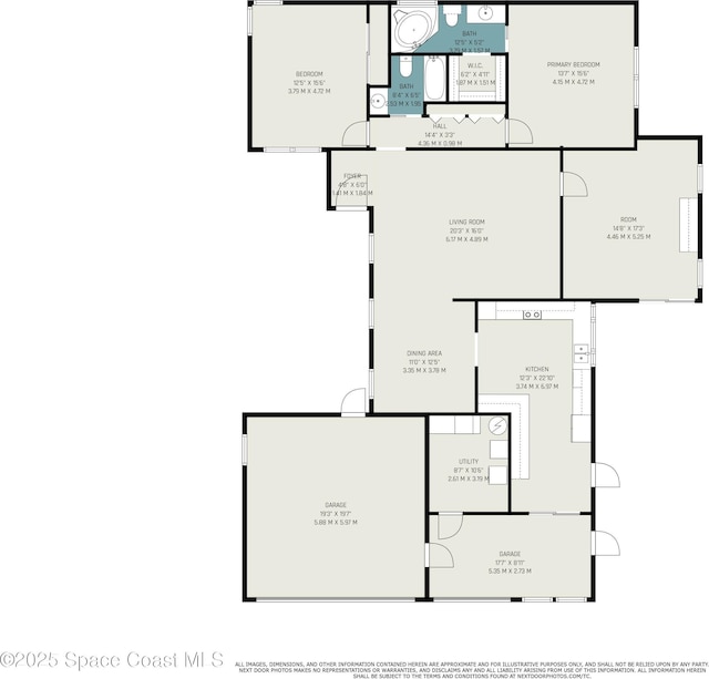 957 Waialae Cir NE, Palm Bay, FL 32905 - property floor plan