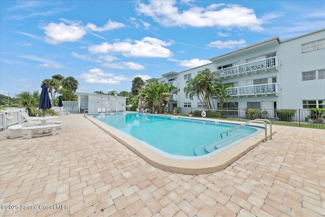 221 Columbia Dr Unit 139, Cape Canaveral, FL 32920 - community pool featuring a patio area