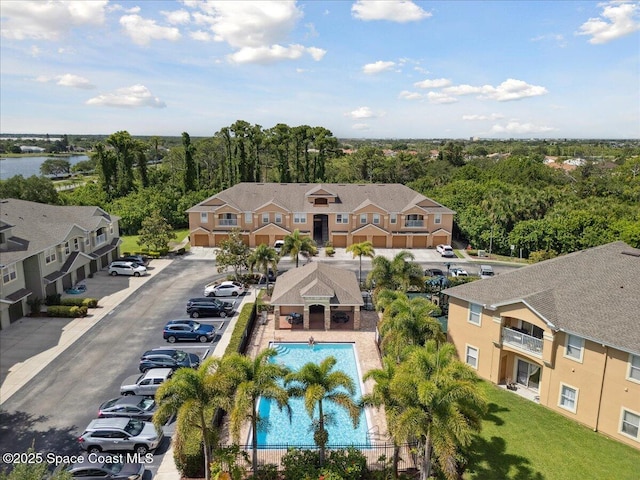 4047 Meander Pl Unit 208, Rockledge, FL 32955 - drone / aerial view of a pool area