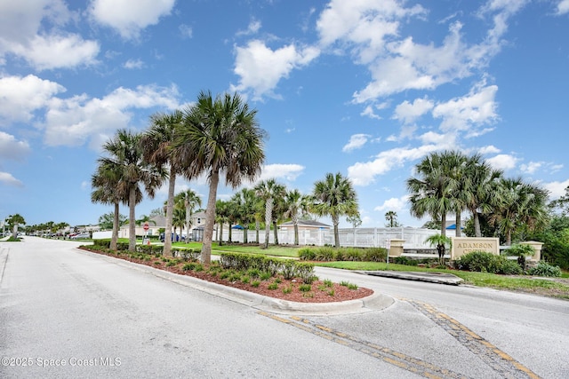 4791 Talbot Blvd, Cocoa, FL 32926 - view of asphalt street with traffic signs and curbs