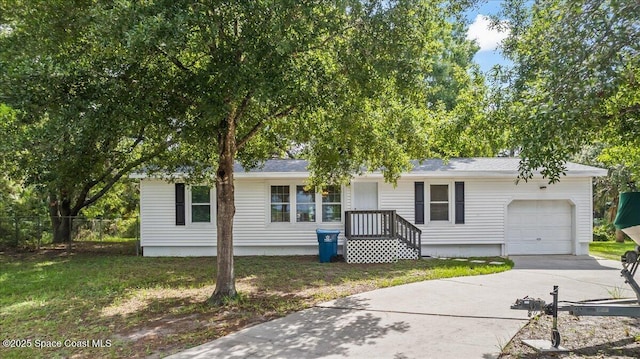 501 Santo Domingo Ave SW, Palm Bay, FL 32908 - single story home with concrete driveway and an attached garage