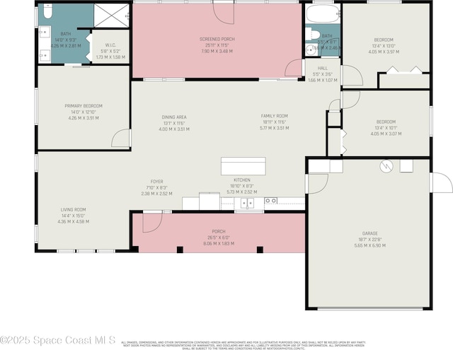 1237 Glenham Dr NE, Palm Bay, FL 32905 - room layout