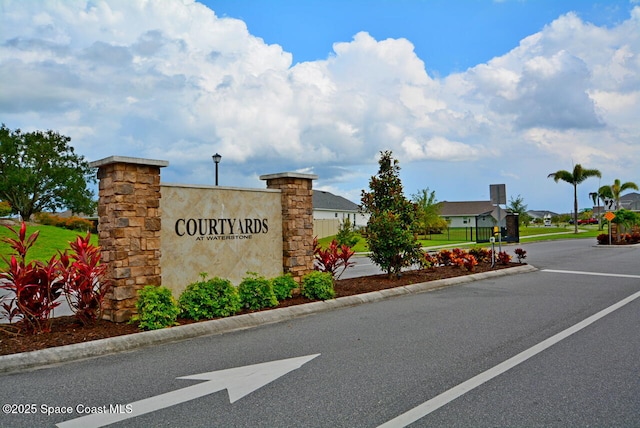 3466 Rixford Way, Palm Bay, FL 32909 - community / neighborhood sign featuring a residential view