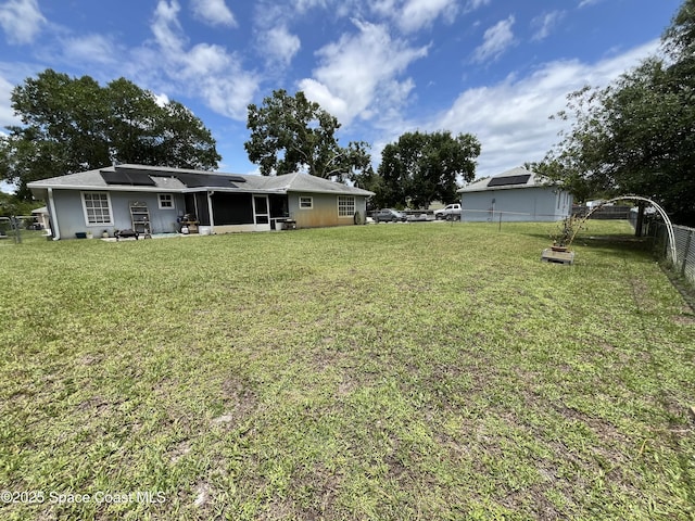 237 Jacaranda Ave NW, Palm Bay, FL 32907 - view of yard with a sunroom