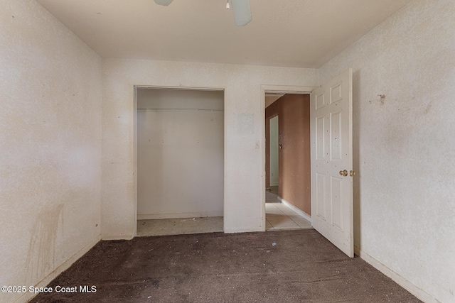 3774 Brockington Cir, Cocoa, FL 32926 - unfurnished bedroom with a closet and ceiling fan