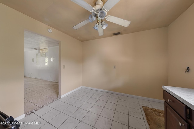 3774 Brockington Cir, Cocoa, FL 32926 - spare room with a ceiling fan and light tile patterned flooring