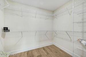 57 Riverview Ln, Cocoa Beach, FL 32931 - spacious closet featuring wood finished floors