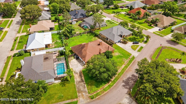 2180 Figtree Dr Unit 0, Titusville, FL 32780 - aerial perspective of suburban area with a pool