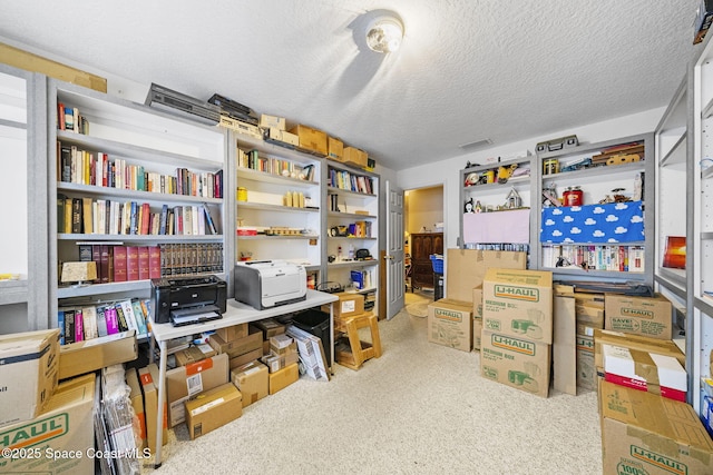 2180 Figtree Dr Unit 0, Titusville, FL 32780 - office with a textured ceiling and carpet flooring