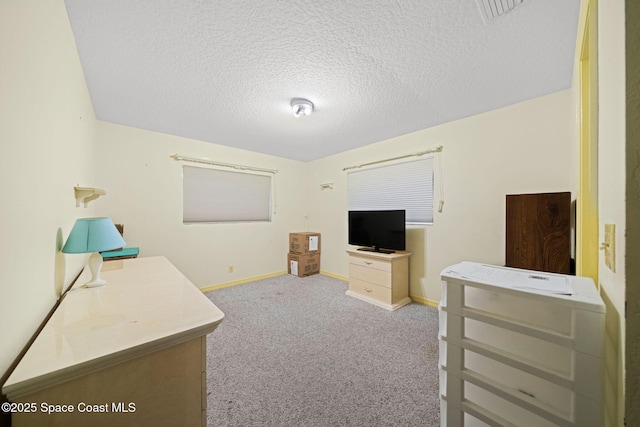2180 Figtree Dr Unit 0, Titusville, FL 32780 - living room with carpet floors and a textured ceiling