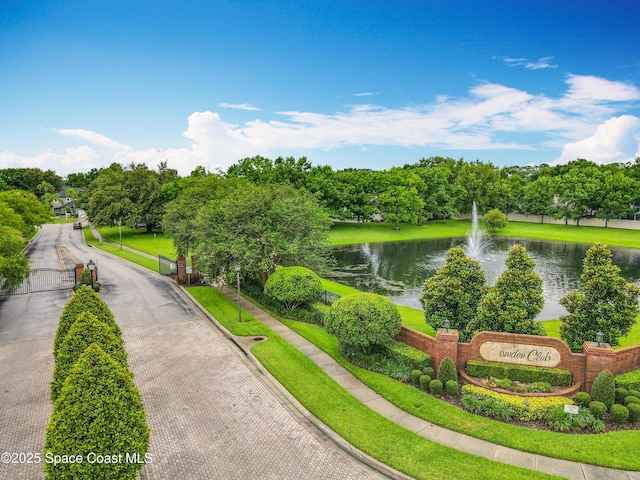 9525 Southern Garden Cir, Altamonte Springs, FL 32714 - surrounding community with a water view and view of wooded area