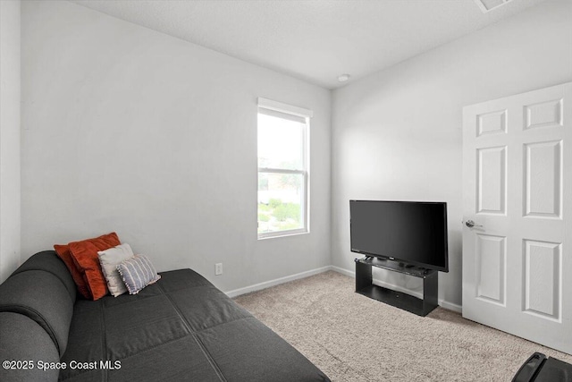 451 Barber St SE, Palm Bay, FL 32909 - living area featuring carpet and baseboards