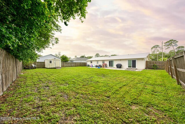 6485 Beard Ave, Cocoa, FL 32927 - view of yard with a patio area