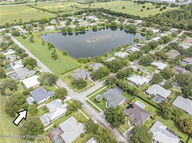 5151 4th Pl, Vero Beach, FL 32968 - aerial view of property's location with a nearby body of water and nearby suburban area
