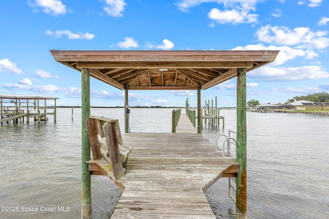 11 Pisces Ln, Rockledge, FL 32955 - dock with a water view
