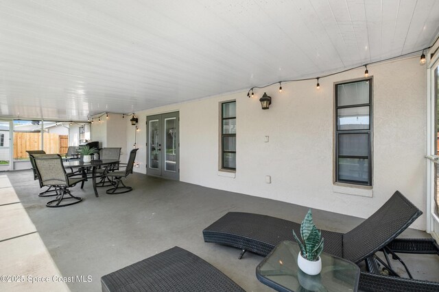 816 Pine Shadows Ave W, Rockledge, FL 32955 - view of patio with outdoor dining area